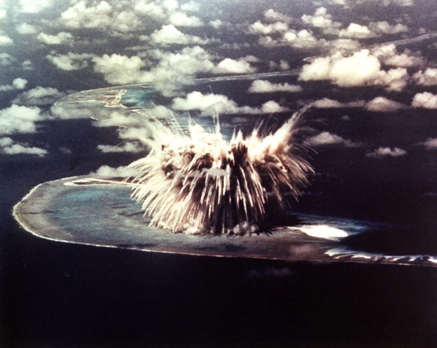 Operation Redwing bomb test in the Marshall Islands 